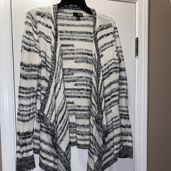 Women’s Large a.n.a black & white cardigan - Picture 1 of 5